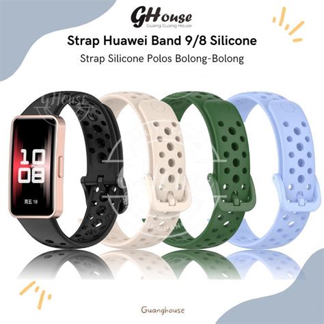 Jual Strap Huawei Band Silicone Bolong Bolong Tali Huawei Band