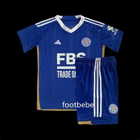 Maillot Leicester City Enfant 2023 2024 Domicile Blue Footbebe