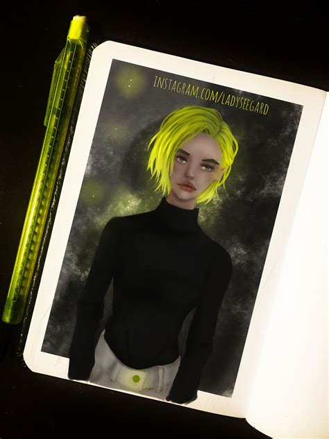 Neon Hair Girl Sketch Drawthisinyourstyle By Ladyseegard On Deviantart