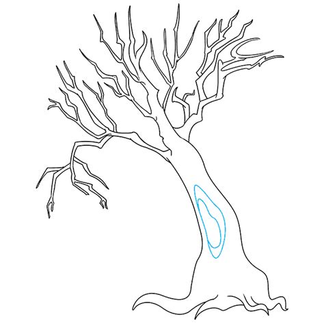 How To Draw A Dead Tree Really Easy Drawing Tutorial