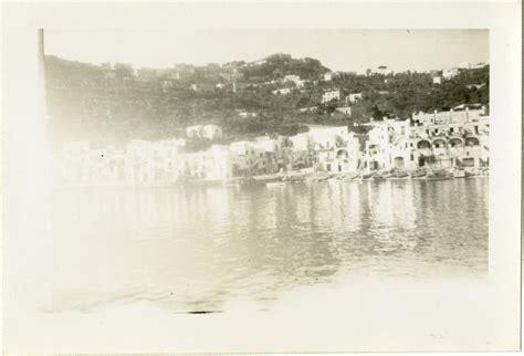 Buildings Along The Coastline Of The Capri Harbor As Seen From Ship