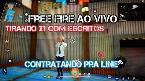 X1 Dos Crias Ao Vivo4v4 Ao Vivojogando Free Fire Escritosrumo