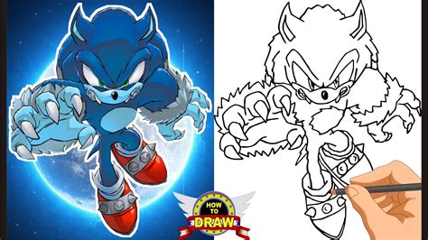 How To Draw Sonic The Werehog 2020 Youtube