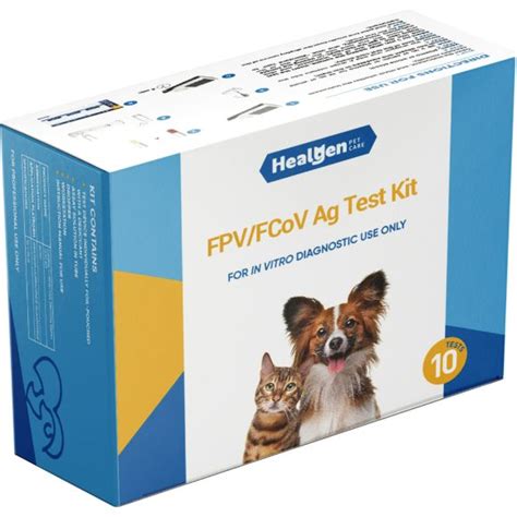 Feline Parvovirus FPV Coronavirus FCoV Antigen Combo Test Healgen