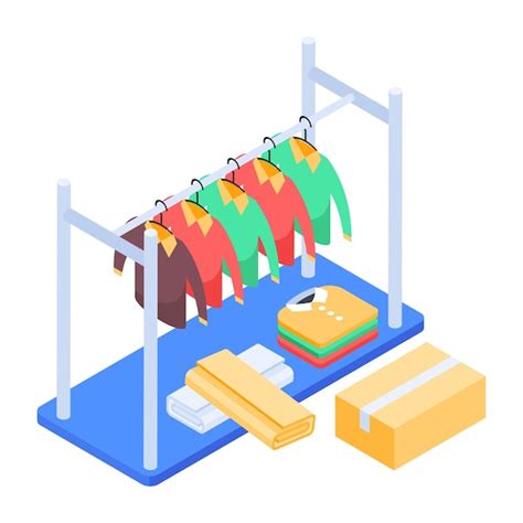 Premium Vector A Handy Isometric Icon Of Ironing Stand