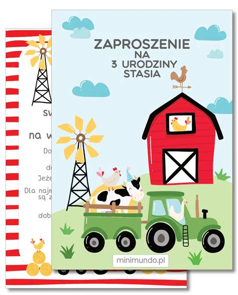 Zaproszenie na urodziny chłopca dziewczynki zaproszenie urodzinowe