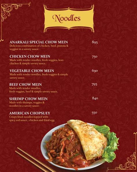 Anarkali Restaurant Rawalpindi Menu And Prices Home Foodies