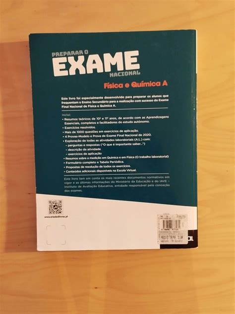 Manual para preparação de exame nacional de Física e Química