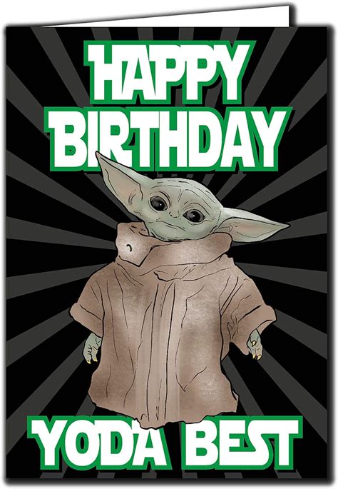 Baby Yoda The Mandalorian Happy Birthday Yoda Best Star Wars Yoda