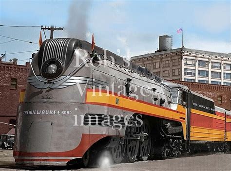 Milwaukee Road F Steam Locomotive Series Hiawatha Photo Hudson