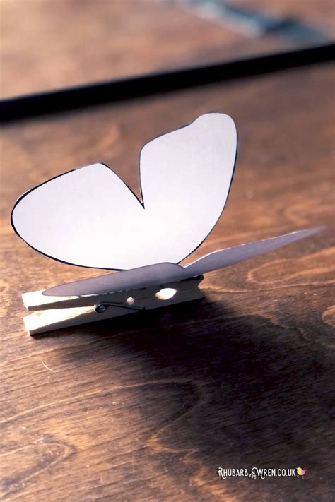 How To Make A Flapping Butterfly Peg Automata Rhubarb And Wren