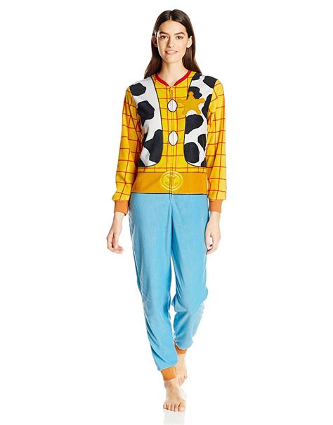 Disney Pixar Womens Woody Unionsuit Pajamas Women Business Outfits