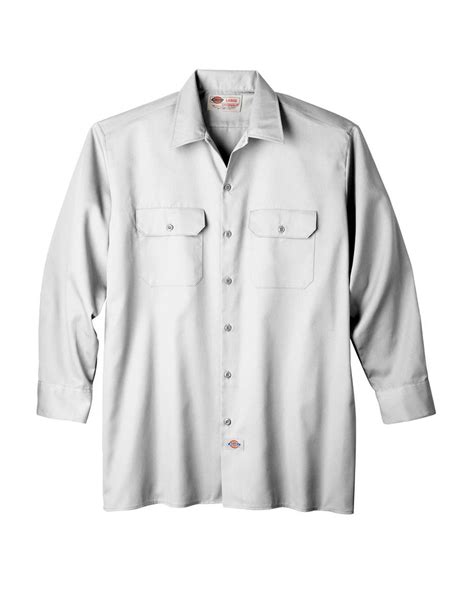 Dickies Unisex Long Sleeve Work Shirt Us Generic Non Priced