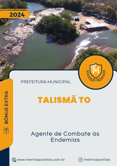 Apostila Agente De Combate às Endemias Prefeitura De Talismã To 2024