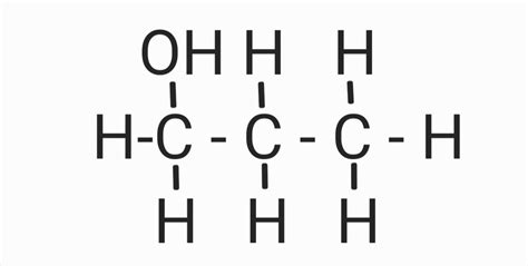 Draw The Structure For Each Molecule Propanol Quizlet