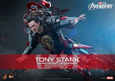 Hot Toys Tony Stark Mark VII Suit Up Version Figure Iron Man Limited Collectible Comic Concepts