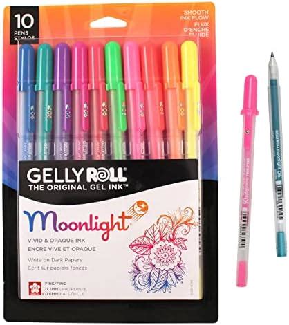 SAKURA Gelly Roll Moonlight 06 Gel Pens Fine Point Ink Pen For