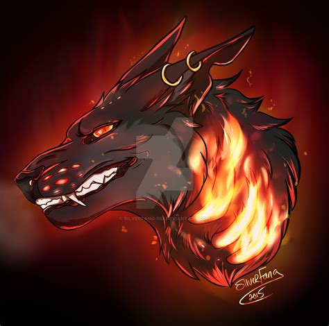 Smug Hellhound By Silverfang 00 On Deviantart