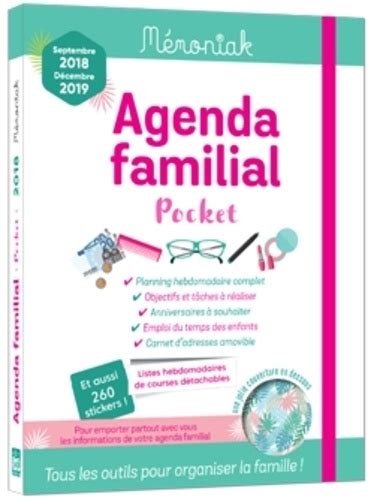 Agenda Familial Pocket M Moniak De Editions Poche Livre Decitre