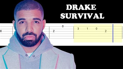 Drake Survival Easy Guitar Tabs Tutorial YouTube