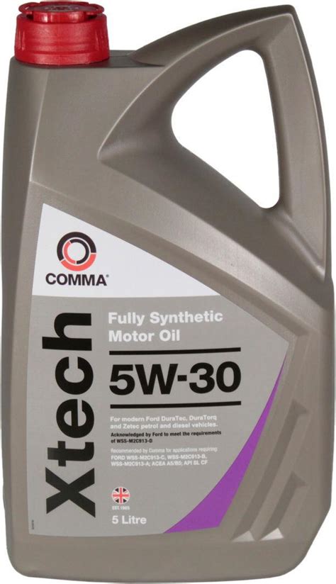 ᐉ Моторная смазка Comma 5W-30 Xtech 5 л (1400856)