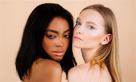 Interracial Lesbian Lgbt Multiethnic Mixed Nation Couple Woman Friendly Relationships Premium