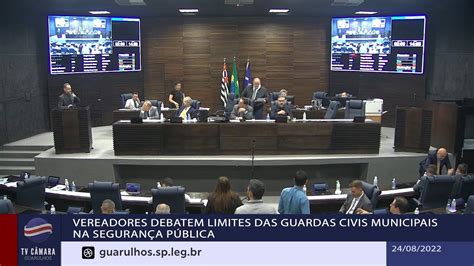 Vereadores debatem limites das Guardas Civis Municipais na Segurança