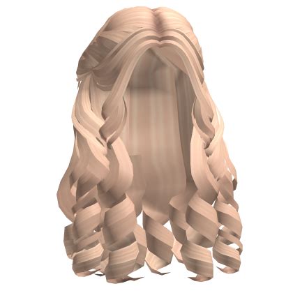 Preppy Curly Braided Half Up Hair Blonde Roblox