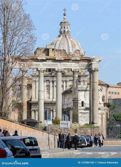 Capitol Hill Rome Italy 12 March 2017 View Of The Roman Forum