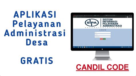 Aplikasi Sistem Pelayanan Administrasi Desa Berbasis Web Youtube