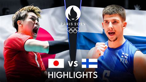 JAPAN Vs FINLAND Highlights Men S OQT 2023 YouTube