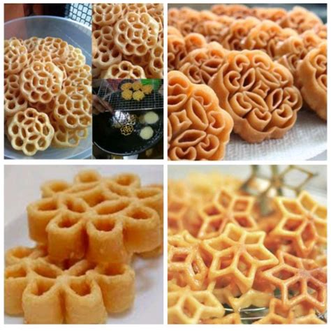 Aci Murukku Kuih Ros Acuan Kuih Loyang Tembaga Rose Cookies Shopee