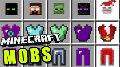 Armaduras Locas De Mobs En Minecraft Mod Youtube