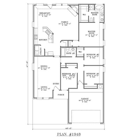 2000 Square Foot Open Floor Plans Floorplans Click