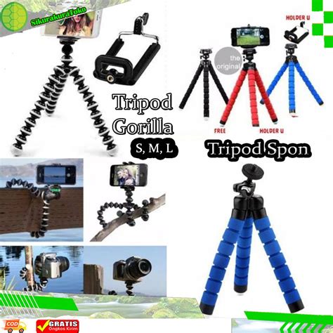 Jual SKR Tripod Gorilla Pod Gorillapod Gorila Gorilapod Octopus