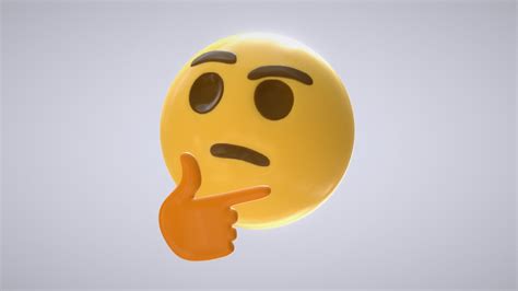 Thinking Emoji - Buy Royalty Free 3D model by ÆON (@xaeon) [e2ba0bc ...