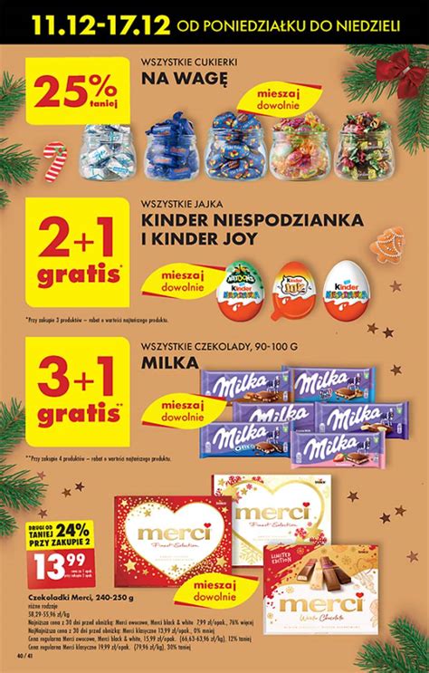 Biedronka 11 12 2023 W Tym Tygodniu Milka 3 1 Gratis Kinder