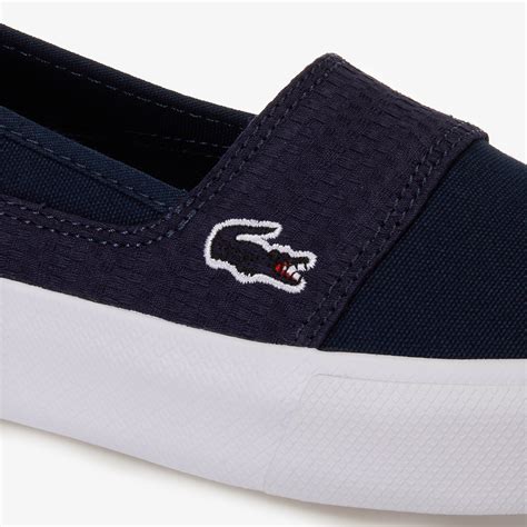 Women S Marice Plus Grand Canvas Slip Ons Lacoste