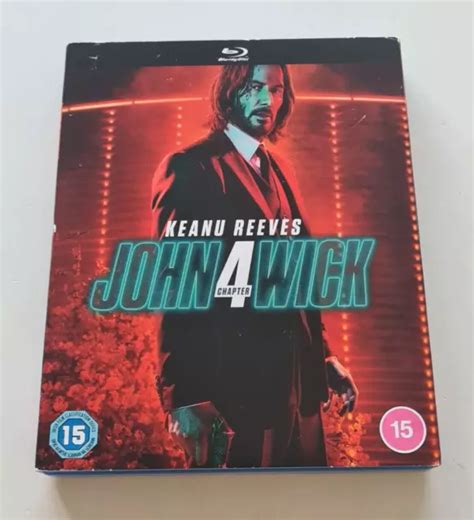 JOHN WICK CHAPTER 4 Blu ray Keanu Reeves Ian McShane Bill Skarsgård