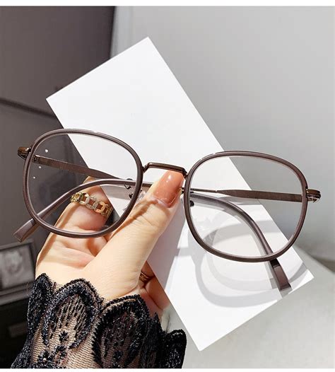 Photochromic Myopia Glasses Anti Blue Light Color Change