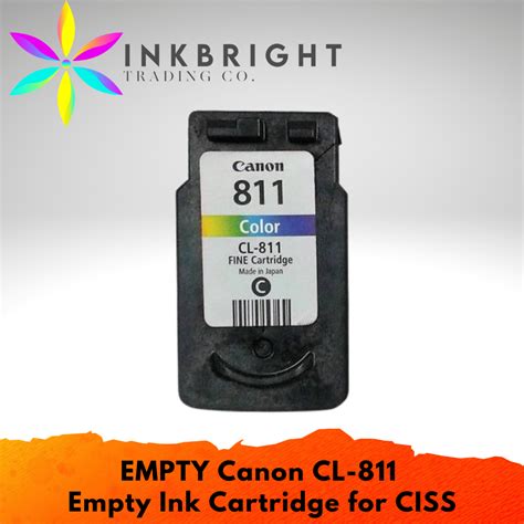 Canon "EMPTY" CL 811 Ink Cartridge – Ink Bright Trading