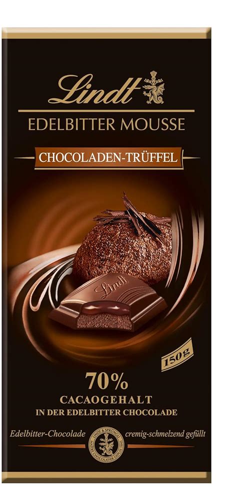 Lindt Spr Ngli Edelbitter Mousse Choco Tr Ffel Er Pack X G