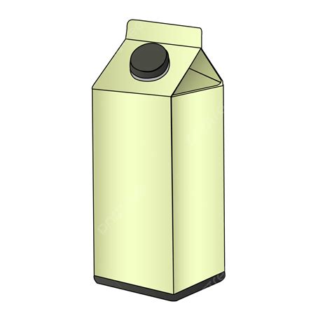 Milk Carton Template Vector