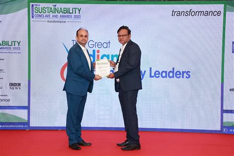 Nd India Sustainability Conclave Awards Transformance