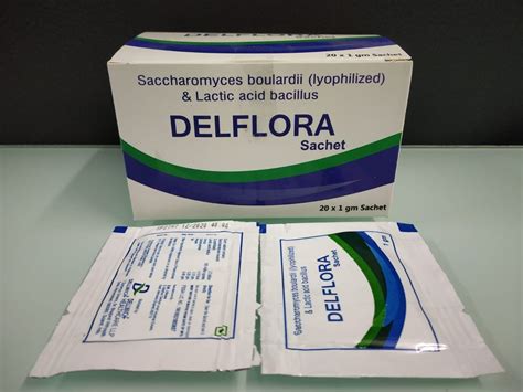 Delflora R Saccharomyces Boulardii And Lactic Acid Bacillus Packaging