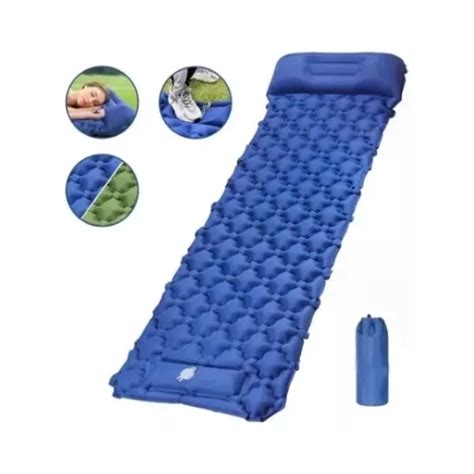 Colchoneta Inflable Outdoor Camping Trekking Plegable Cuotas sin interés