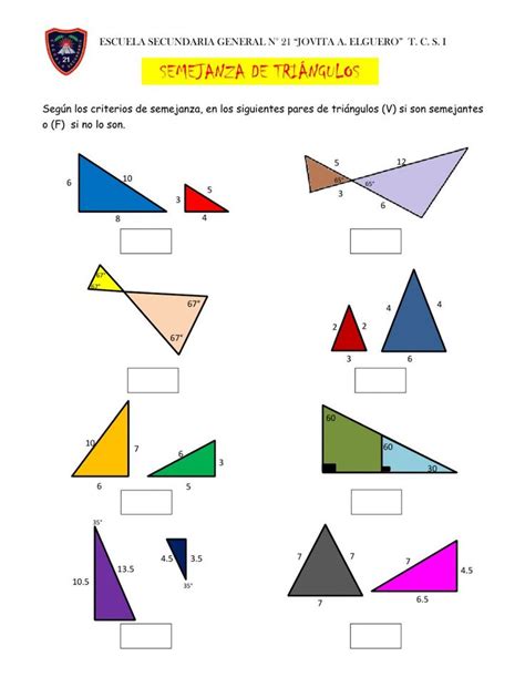 Semejanza De Tri Ngulos Activity Matematicas Interactivas