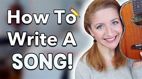 How To Write A Song Songwriting 101 YouTube