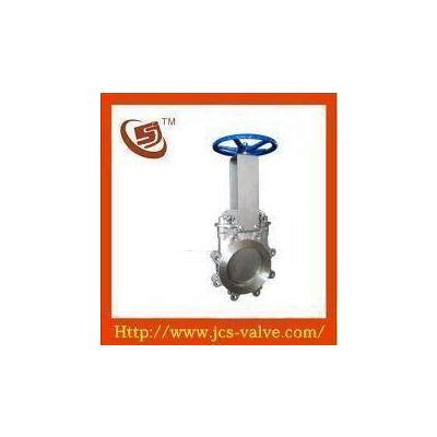 Resilient Sealing Seated Knife Gate Valve Epdm Nbr Viton Ptfe Wafer