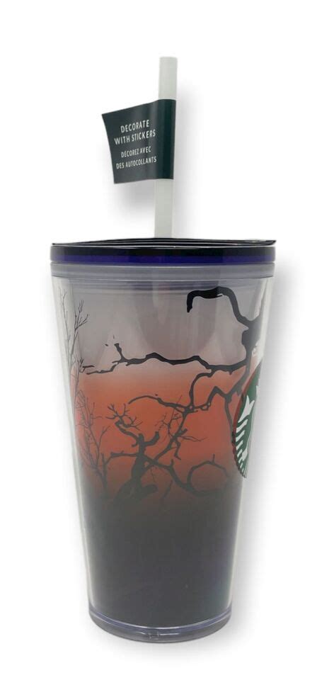 Starbucks Raven S Perch Glow In The Dark Grande Oz Tumbler Stickers